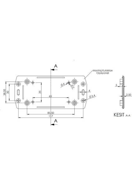 Sanec Elektronik Proje Kutusu (Ölçüleri: 106X60X44,5MM) - Siyah indirimleri