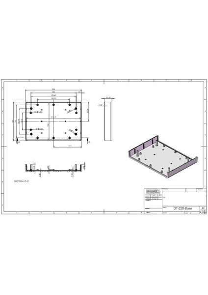 Sanec Elektronik Proje Kutusu (Ölçüleri: 225X166X60MM) - Siyah fırsatları