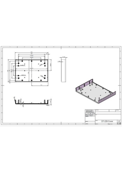 Sanec Elektronik Proje Kutusu (Ölçüleri: 225X166X60MM) - Siyah indirimleri