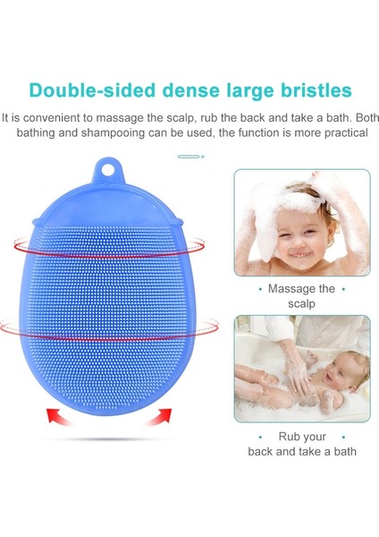Bebek Duş Şampuan Silikon Büyücü Fırça Sarı (Yurt Dışından)