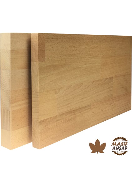 Kayın Ahşap Plaka - 1. Sınıf Masif Panel 80-130-30