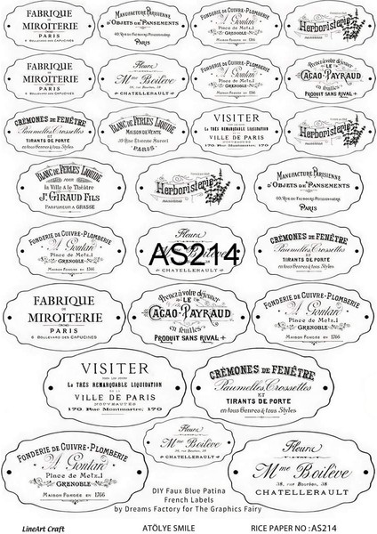 Pirinç Dekopaj Kağıdı LA-AS214