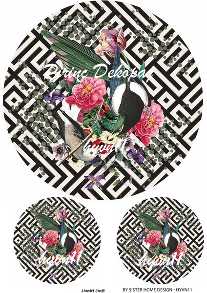 Pirinç Dekopaj Kağıdı LA-HYVN11