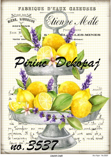 Pirinç Dekopaj Kağıdı LA-3537