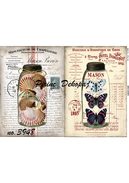 Pirinç Dekopaj Kağıdı LA-3948