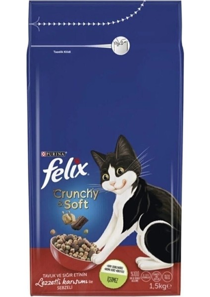 Felix Cruncy & Soft Kedi Maması
