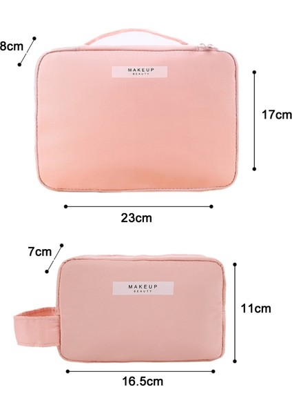Taşınabilir Kozmetik Depolama Çantası Sevimli Pembe (Küçük) (Yurt Dışından) modelleri