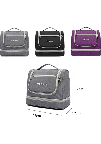 Yoban Y-1551L Trav Kozmetik Çantası Siyah (Yurt Dışından) fırsatları