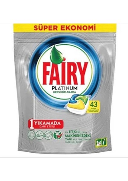 Platinum Bulaşık Makinesi Tableti 43'lü