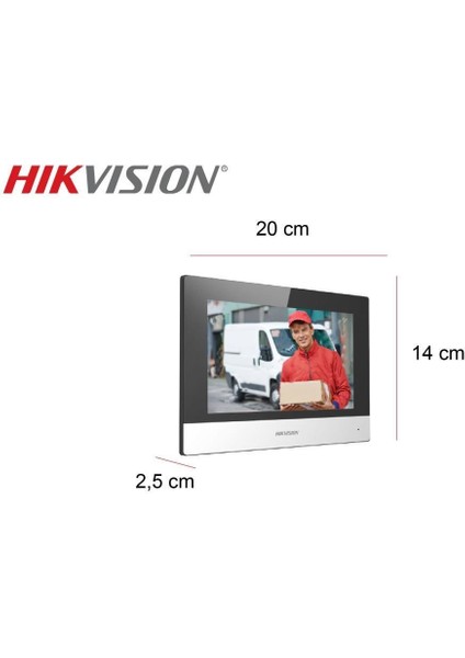 DS-KH6320-WTE1 7 Tft Iç Mekan Ip Görüntülü Diafon Ekran (Sadece Ekran)