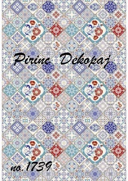 Pirinç Dekopaj Kağıdı LA-1739
