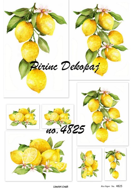 Pirinç Dekopaj Kağıdı LA-4825