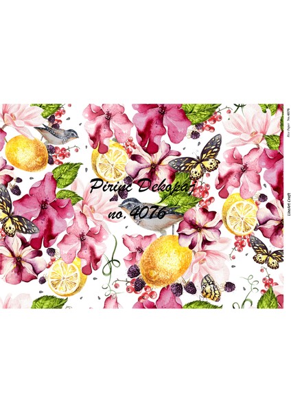 Pirinç Dekopaj Kağıdı LA-4076