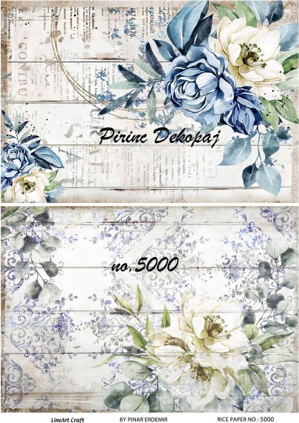 Pirinç Dekopaj Kağıdı LA-5000