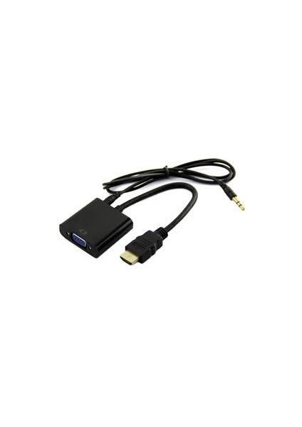 Ti-Mesh Hdmı To VGA Kablo Video Çevirici 1080P Hd - 20cm