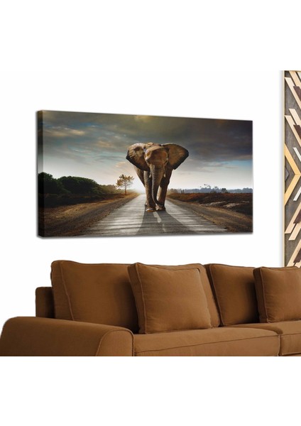 Fil Dekoratif Kanvas Tablo 1118