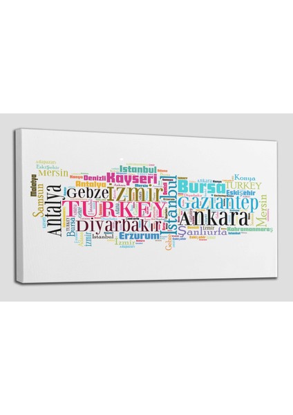 Iller Isimli Dekoratif Kanvas Tablo 1194