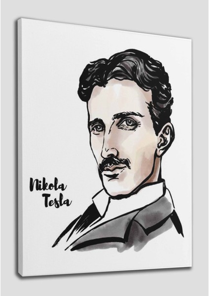 Nikola Tesla Dekoratif Kanvas Tablo 1231