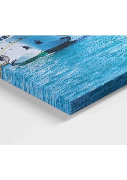 Galata Köprüsü Manzarası Dekoratif Kanvas Tablo 1199 modelleri