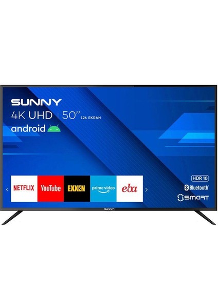 SN50FMN403 50" 127 Ekran Dahili Uydu Alıcılı 4K Ultra HD Smart LED TV