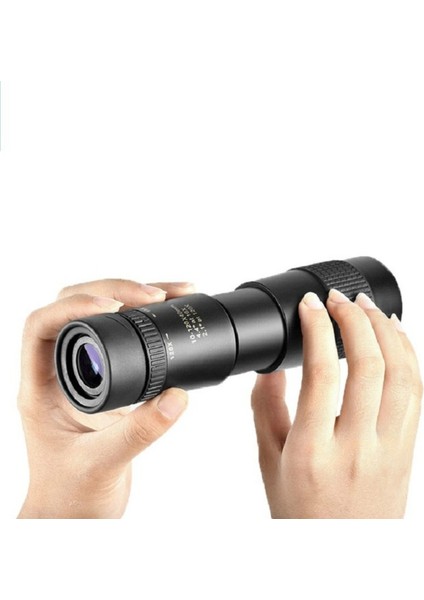 Yüksek Büyütme Hd Gece Görüş Yakınlaştırma Monoküler, Özellikler: 10-30 x 30 Siyah (Yurt Dışından)