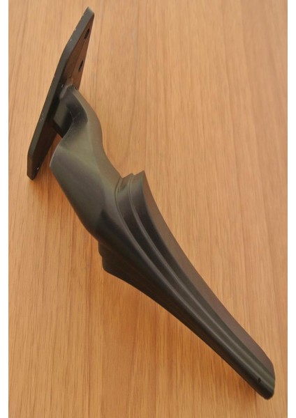 Pelat Ayak Mat Siyah 16 cm