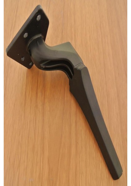 Pelat Ayak Mat Siyah 16 cm