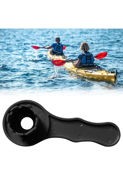 8 Groove Vidalı Hava Valfı Anahtarı Salın Kolu Kayak Rafts Aksesuarlar Siyah( Yurt Dışından )