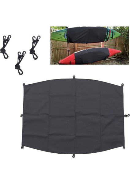 Kayak Kokpit Kapak Seal Kokpit Koruyucu Ayarlanabilir Bungee Kablosu Toz Geçirmez L 145X75CM( Yurt Dışından )