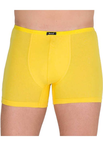 4488 Erkek Modal Boxer - Sarı - M