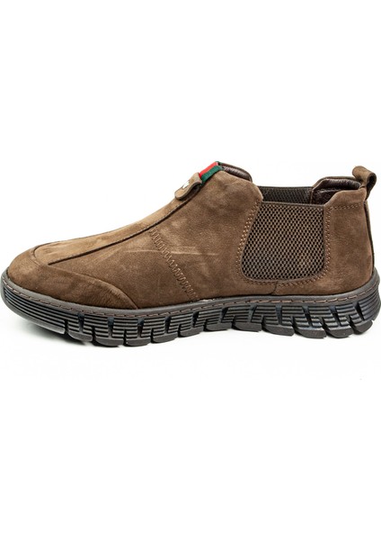 6320 Kahverengi Deri Erkek Bot modelleri