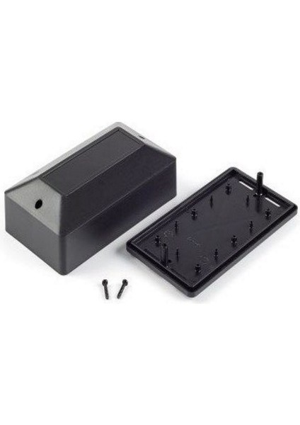 Sanec Elektronik Proje Kutusu (Ölçüleri: 86X155X49MM) - Siyah - Masa Tipi