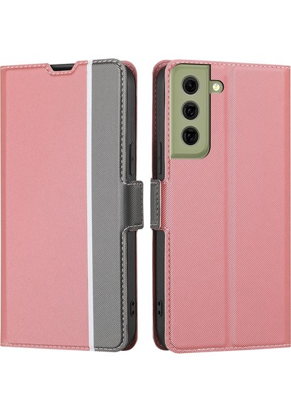 Samsung Galaxy S21 Fe 5g Pembe Deri Telefon Kılıfı (Yurt Dışından) fırsatları