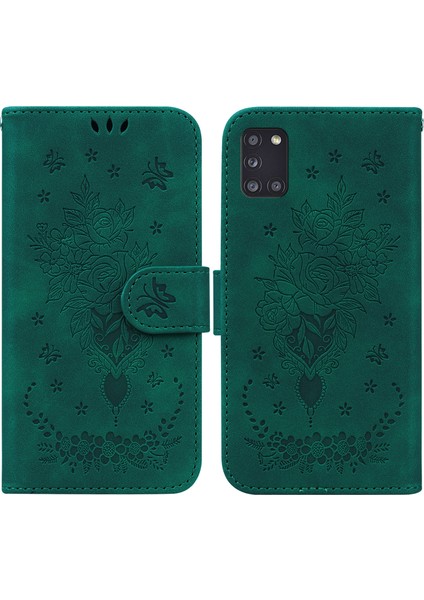Samsung Galaxy A31 Green Deri Telefon Kılıfı (Yurt Dışından) modelleri