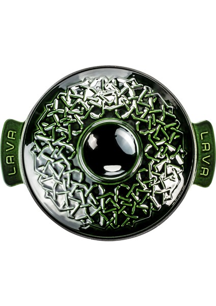 Anatolia Selçuklu Güveci (Ø) 26 cm Majolica Yeşil