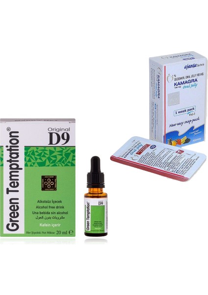 D9 Kadın Damla + Kamagravol-1jel