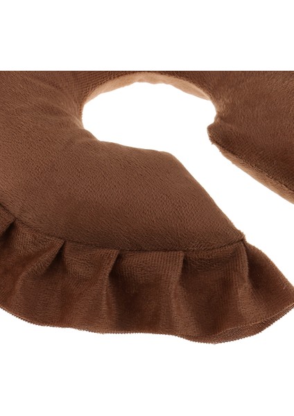 Yumuşak Spa Salon Masaj Masası Beşiği Yüz Yolu Yastık Kafası Yastık Pad Kahve(Yurt Dışından) indirimleri