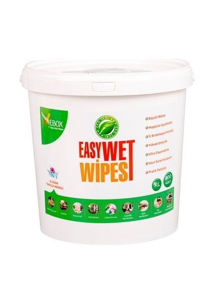 Easy Wet Wipes Kova Islak Mendil Büyülü Bahçe Kokulu Eko 300'LÜ