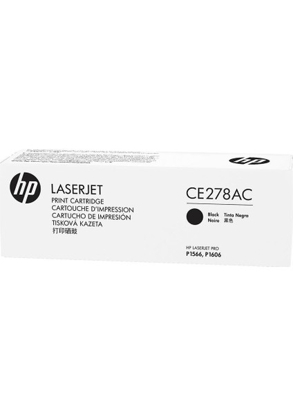 Hp CE278AC Siyah Orjinal Toner Laserjet 1566/1606