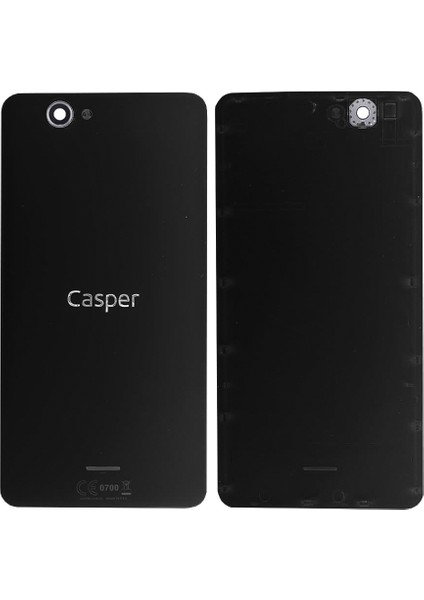 Nokta Teknik Casper Vıa V5 Arka Kapak Batarya Pil Kapağı - Siyah