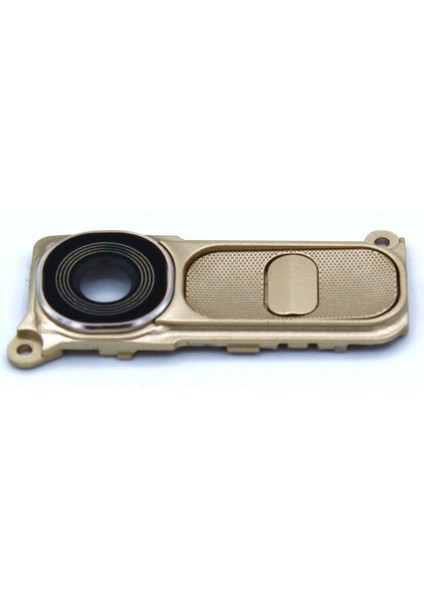 Lg K10 K430 Kamera Lensi Kamera Camı Ses Tuşlu Set - Gold