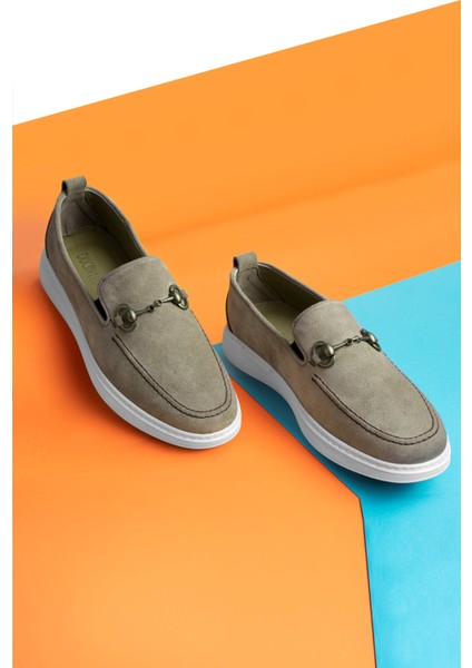 Ritzy Hakiki Deri Süet Erkek Günlük Ayakkabı Loafer Ayakkabı