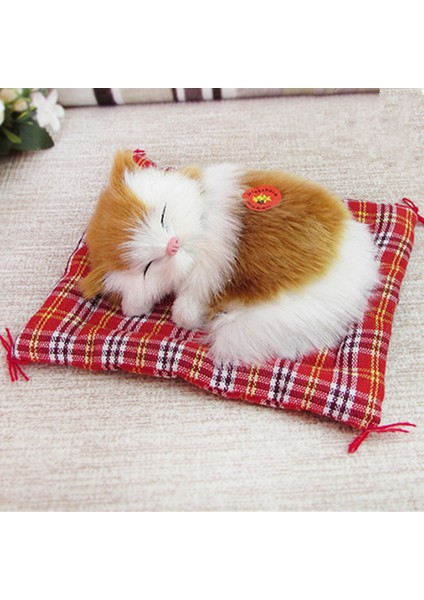 Sevimli Simüle Uyuyan Kedi Oyuncak (Yurt Dışından)
