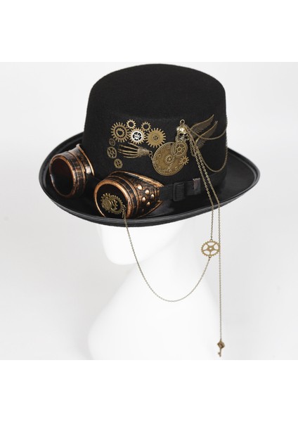 Goggles Gears ile Steampunk Top Şapka (Yurt Dışından) fiyatları
