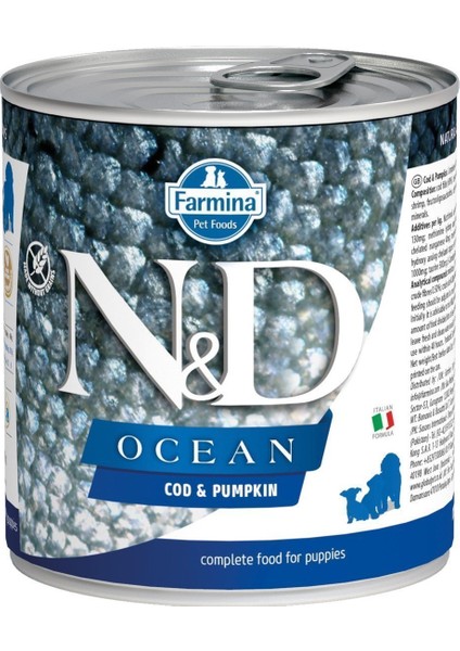 Ocean Morina Balıklı ve Balkabaklı Yavru Köpek Konservesi 285 gr