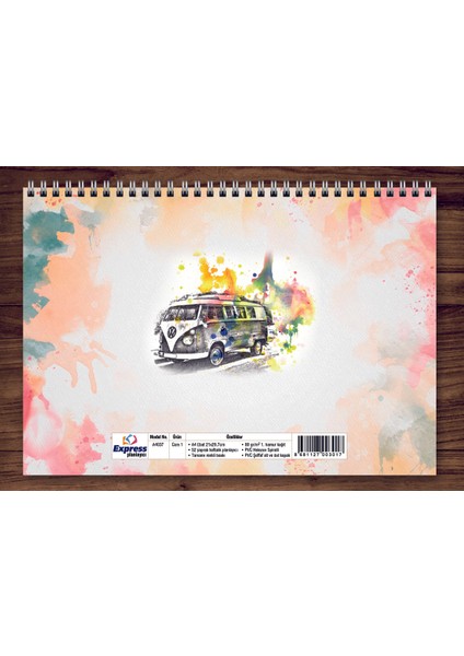 Express Planner A4 Haftalık Planlayıcı Cars Beetle