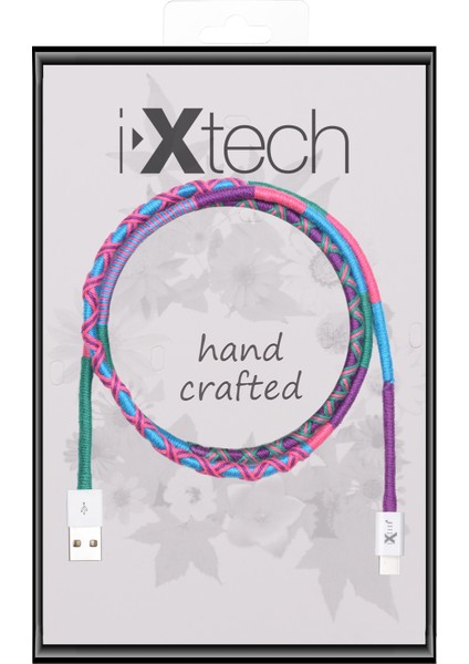 Magnolia El Örgüsü USB To Lightning Data ve Hızlı Şarj Kablosu Ix-05- Ap-Mgl