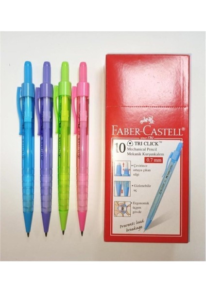 Tri Click 0.7 mm Versatil Kalem 10'lu