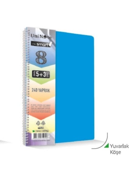 I'm Smart 62051 A4 125 Yaprak 4+1 Ayraçlı Defter