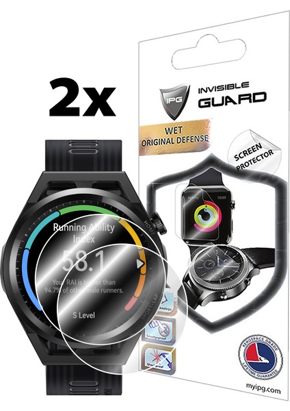 Huawei Watch Gt Runner Akıllı Saat ile Uyumlu Ipg Ekran Koruyucu (2 Adet) fırsatları